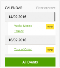 Event widget