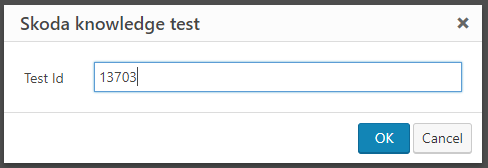 Using the ID to insert Quiz