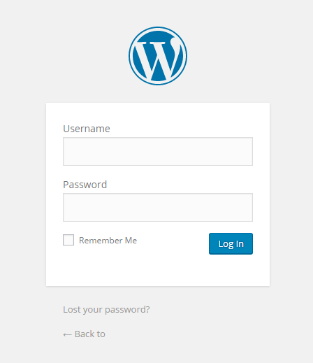  login page